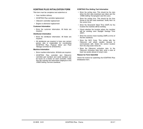 Komatsu 930E-4 (SN: A30796-31001) Electric Dump Trucks (USA) Workshop Manual (CEBM022105) Komatsu 930E-4 (SN: A30796-31001) Electric Dump Trucks (USA) Workshop Manual (CEBM022105)