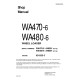 Komatsu WA470-6 and WA480-6 4WD Wheeled Loaders with 6D125E-5 engines (USA) Workshop Manual (CEBM023002)