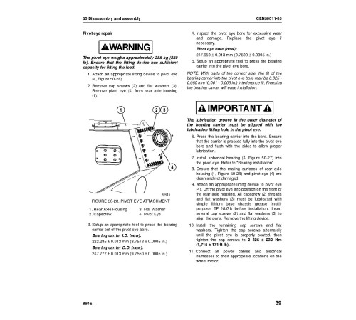 Komatsu 860E-1-K (SN from A30031) Electric Dump Trucks (USA) Workshop Manual (CEBM024202) Komatsu 860E-1-K (SN from A30031) Electric Dump Trucks (USA) Workshop Manual (CEBM024202)