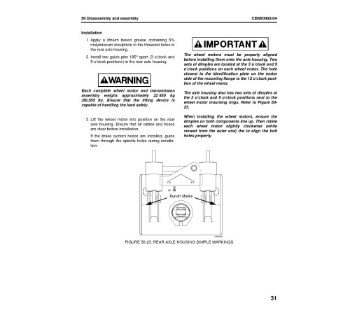 Komatsu 960E-2 (SN from A30027) Electric Dump Trucks (USA) Workshop Manual (CEBM025901) Komatsu 960E-2 (SN from A30027) Electric Dump Trucks (USA) Workshop Manual (CEBM025901)