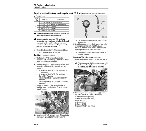 Komatsu WA270-7 (SN from A27001) 4WD Wheeled Loaders with 6D107E-2 engines (USA) Workshop Manual (CEBM027600) Komatsu WA270-7 (SN from A27001) 4WD Wheeled Loaders with 6D107E-2 engines (USA) Workshop Manual (CEBM027600)