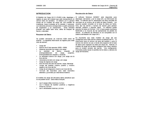 Komatsu 930E-4-SE (SN: A30587-30677) Electric Dump Trucks (USA) Operate and Maintenance manual Espanol (CSAM019400) Komatsu 930E-4-SE (SN: A30587-30677) Electric Dump Trucks (USA) Operate and Maintenance manual Espanol (CSAM019400)