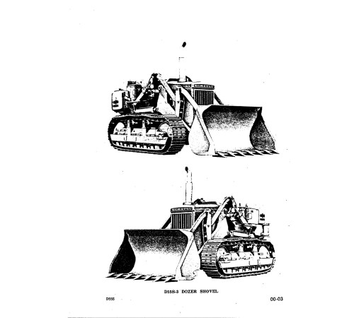 Komatsu D55S-3 (SN from 02008) Crawler Dozers Workshop Manual (D55S.3-8E2) Komatsu D55S-3 (SN from 02008) Crawler Dozers Workshop Manual (D55S.3-8E2)