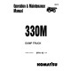 Komatsu 330M (SN from BFP41-AE) Rigid Dump Trucks (USA) Operate and Maintenance manual (DG713)