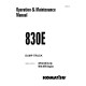 Komatsu Haulpack 830E (SN from AFE32-DK) Electric Dump Trucks With MTU Engine Operate and Maintenance manual (DG723)