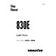 Komatsu 830E (SN: A30544-30606) Electric Dump Trucks (USA) Workshop Manual (DG734)