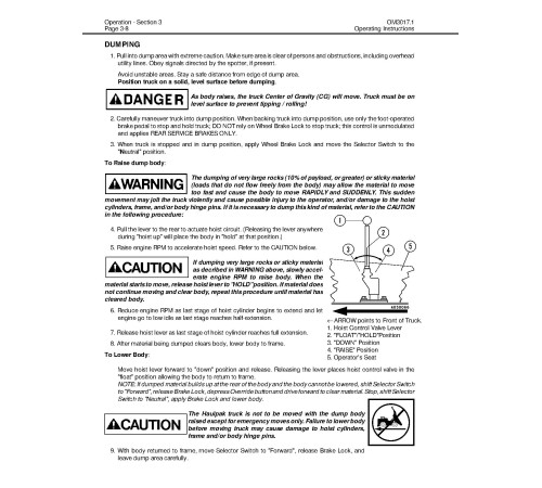 Komatsu Haulpak 630E (SN: AFE42-M-; AFE46-U-) Electric Dump Trucks (USA) Operate and Maintenance manual (DG738D) Komatsu Haulpak 630E (SN: AFE42-M-; AFE46-U-) Electric Dump Trucks (USA) Operate and Maintenance manual (DG738D)