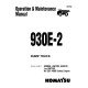 Komatsu 930E-2 (SN: A30098;A30100; A30128-30155) Electric Dump Trucks w.DDC 4000 engines Operate and Maintenance manual (DG750)