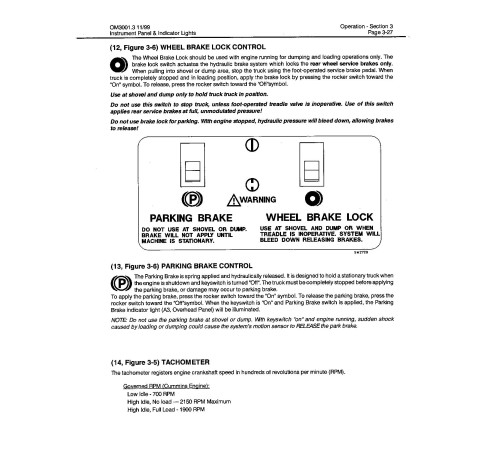 Komatsu 730E (SN: A30123-30180) Electric Dump Trucks (USA) Operate and Maintenance manual (DG756) Komatsu 730E (SN: A30123-30180) Electric Dump Trucks (USA) Operate and Maintenance manual (DG756)