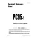 Komatsu PC95-1 (SN: R5000007-5001616) Crawler Excavators (Italy) Operate and Maintenance manual (EEAD004900)
