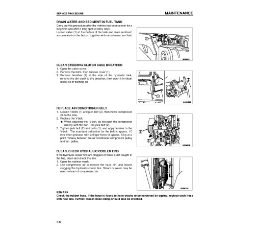 Komatsu D85EX-15 (SN from 10001) and D85PX-15 (SN from 01001) Crawler Dozers (Belgium) Operators Manual (EEAM022804) Komatsu D85EX-15 (SN from 10001) and D85PX-15 (SN from 01001) Crawler Dozers (Belgium) Operators Manual (EEAM022804)