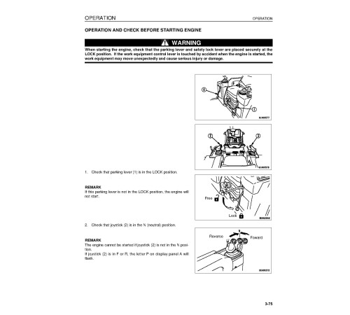 Komatsu D31EX-21, D31PX-21, D37EX-21, D37PX-21, D39EX-21, D39PX-21 Crawler Dozer Operate and Maintenance manual (EEAM024300) Komatsu D31EX-21, D31PX-21, D37EX-21, D37PX-21, D39EX-21, D39PX-21 Crawler Dozer Operate and Maintenance manual (EEAM024300)