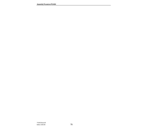 Komatsu PC4000-6 (SN from 8170) Crawler Excavators (Germany) Field Assembly Manual (FAMPC4000-05) Komatsu PC4000-6 (SN from 8170) Crawler Excavators (Germany) Field Assembly Manual (FAMPC4000-05)