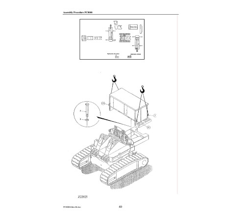 Komatsu PC8000-1 Crawler Excavators (Germany) Field Assembly Manual (FAMPC8000-06) Komatsu PC8000-1 Crawler Excavators (Germany) Field Assembly Manual (FAMPC8000-06)