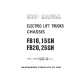 Komatsu FB10SH, FB15SH, FB20SH, FB25SH (SN: 10001-) Electric Forklift Trucks Workshop Manual (FB10_25SH-C-BE1)