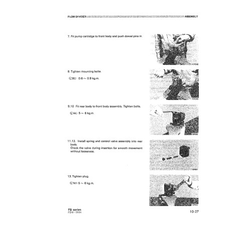 Komatsu FB10SH, FB15SH, FB20SH, FB25SH (SN: 10001-) Electric Forklift Trucks Workshop Manual (FB10_25SH-C-BE1) Komatsu FB10SH, FB15SH, FB20SH, FB25SH (SN: 10001-) Electric Forklift Trucks Workshop Manual (FB10_25SH-C-BE1)