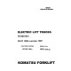 Komatsu FB10M-2, FB13M-2, FB15M-2 and FB18M-2 Electric Forklift Trucks (USA) set of Service Manuals (FBM10_18.2-BE1)