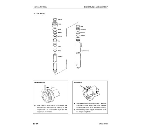Komatsu FB20RL(F)-4, FB20RN(F)-4, FB25RL(F)-4, FB25RN(F)-4, FB30RN(F)-4 Reach Trucks Workshop Manual (BRB04E1-01) Komatsu FB20RL(F)-4, FB20RN(F)-4, FB25RL(F)-4, FB25RN(F)-4, FB30RN(F)-4 Reach Trucks Workshop Manual (BRB04E1-01)