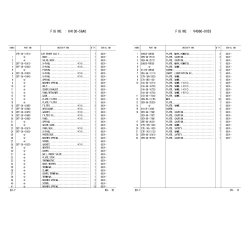 Komatsu FD100-7, FD115-7, FD135-7, FD150E-7, FD160E-7 (SN:6001-6999) Diesel Forklift Trucks set of Chassis Parts Catalogs (PEE07E1-02) Komatsu FD100-7, FD115-7, FD135-7, FD150E-7, FD160E-7 (SN:6001-6999) Diesel Forklift Trucks set of Chassis Parts Catalogs (PEE07E1-02)