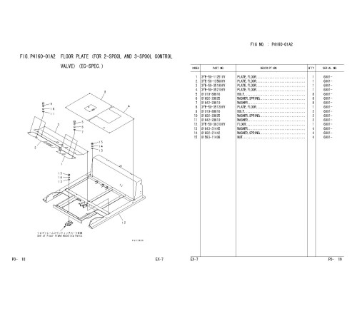 Komatsu FD100-7, FD115-7, FD135-7, FD150E-7, FD160E-7 (SN:6001-6999) Diesel Forklift Trucks set of Chassis Parts Catalogs (PEE07E1-02) Komatsu FD100-7, FD115-7, FD135-7, FD150E-7, FD160E-7 (SN:6001-6999) Diesel Forklift Trucks set of Chassis Parts Catalogs (PEE07E1-02)