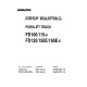 Komatsu FD100-8, FD115-8, FD135-8, FD150E-8, FD160E-8 (SN: 7001-) Diesel Forklift Trucks Workshop Manual (BEE08E1-08)