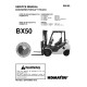 Komatsu BX50 Series FD20/25/28/30/32/35-16 Diesel FG20/25/28/30/32/35-16 LPG/Gasoline Forklift Trucks set of Workshop Manuals (SM160)
