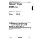 Komatsu FD20-17, FD20H-17, FD25-17, FD25H-17, FD30-17, FD30H-17, FD35A-17 Diesel Forklift Trucks Workshop Manual (BEB17E1-07)