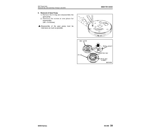 Komatsu FD20-17, FD20H-17, FD25-17, FD25H-17, FD30-17, FD30H-17, FD35A-17 Diesel Forklift Trucks Workshop Manual (BEB17E1-07) Komatsu FD20-17, FD20H-17, FD25-17, FD25H-17, FD30-17, FD30H-17, FD35A-17 Diesel Forklift Trucks Workshop Manual (BEB17E1-07)