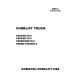 Komatsu FD50(E)-5, FD60(E,H)-5, FD70(E,H)-5, FD80H-5 Diesel; FG50-5, FG60-5, FG70-5 LPG Forklift Trucks Workshop Manual (SM024)