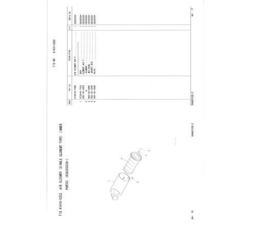 Komatsu SAA6D102E-GD-2 (SN from 26362425) Diesel Engines Parts Catalog (FEN00388-00)