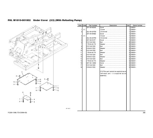 Komatsu PC200-10M0 (SN:C50001-) Crawler Excavators, SAA4D107E-1 (SN:26739553-) Diesel Engines (Asia) Parts Catalog (FENC0064-00) Komatsu PC200-10M0 (SN:C50001-) Crawler Excavators, SAA4D107E-1 (SN:26739553-) Diesel Engines (Asia) Parts Catalog (FENC0064-00)