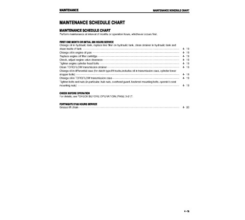Komatsu FD15-17, FD18-17 Diesel, FG10-17, FG14-17, FG15(H)-17, FG18(H)-17 LPG Forklift Trucks Operate & Maintenance manual (AEA17E1-02) Komatsu FD15-17, FD18-17 Diesel, FG10-17, FG14-17, FG15(H)-17, FG18(H)-17 LPG Forklift Trucks Operate & Maintenance manual (AEA17E1-02)