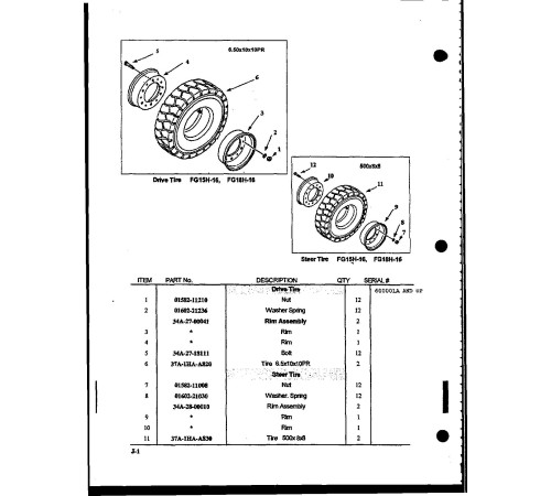 Komatsu FG15H-16, FG15S-16, FG18H-16 and FG18S-16 (SN: 600001A-) LPG Forklift Trucks Parts Catalog (PM078-MC) Komatsu FG15H-16, FG15S-16, FG18H-16 and FG18S-16 (SN: 600001A-) LPG Forklift Trucks Parts Catalog (PM078-MC)