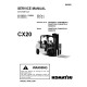 Komatsu CX20 FD40/45(Z)T(2)-8, FD50AT2-8 Diesel; FG35/45BCS/ST-8, FG40/45(Z)T(2)-8, FG50AT2-8 LPG Forklift Truck Service Manual (SM202)