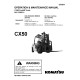 Komatsu CX50 FD35Y-10, FD40/45/50A(Z)(Y,TU)-10 Diesel, FG35-10, FG40(Z)/45/50A(TU)-10 LPG Lift Truck Operate&Maintenance manual (OM304)