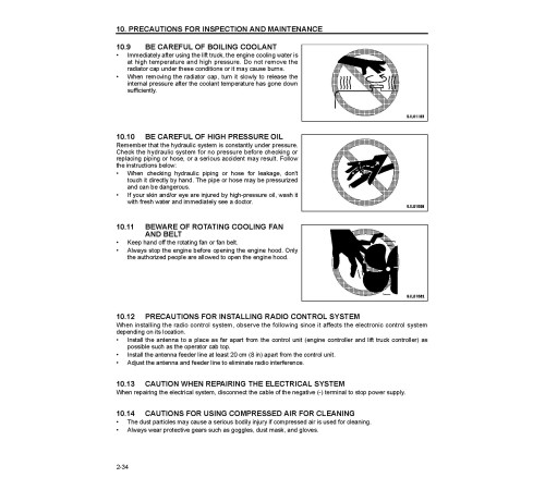 Komatsu CX50 FD35Y-10, FD40/45/50A(Z)(Y,TU)-10 Diesel, FG35-10, FG40(Z)/45/50A(TU)-10 LPG Lift Truck Operate&Maintenance manual (OM304) Komatsu CX50 FD35Y-10, FD40/45/50A(Z)(Y,TU)-10 Diesel, FG35-10, FG40(Z)/45/50A(TU)-10 LPG Lift Truck Operate&Maintenance manual (OM304)