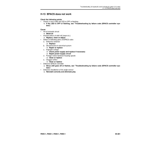 Komatsu FH35-1, FH40-1, FH45-1 and FH50-1 (SN: 138001-139999) Diesel Forklift Trucks Workshop Manual (SEN06487-03) Komatsu FH35-1, FH40-1, FH45-1 and FH50-1 (SN: 138001-139999) Diesel Forklift Trucks Workshop Manual (SEN06487-03)