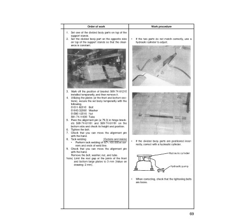 Komatsu HD465-7 (SN from 07001) and HD605-7 (SN from 07001) Rigid Dump Trucks (Japan) Field Assembly Manual (GEN00010-01) Komatsu HD465-7 (SN from 07001) and HD605-7 (SN from 07001) Rigid Dump Trucks (Japan) Field Assembly Manual (GEN00010-01)