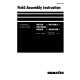 Komatsu PC750-7,PC750LC-7,PC750SE-7 (SN:20001-); PC800-7,PC800SE-7 (SN:40001-) Crawler Excavators Field Assembly Manual (GEN00014-03)