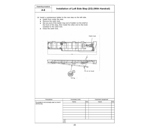 Komatsu PC1250-7, PC1250LC-7 and PC1250SP-7 (SN: 20001-) Crawler Excavators (Japan) Field Assembly Manual (GEN00015-03) Komatsu PC1250-7, PC1250LC-7 and PC1250SP-7 (SN: 20001-) Crawler Excavators (Japan) Field Assembly Manual (GEN00015-03)