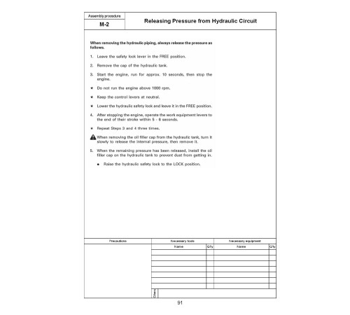 Komatsu PC1250-7, PC1250LC-7 and PC1250SP-7 (SN: 20001-) Crawler Excavators (Japan) Field Assembly Manual (GEN00015-03) Komatsu PC1250-7, PC1250LC-7 and PC1250SP-7 (SN: 20001-) Crawler Excavators (Japan) Field Assembly Manual (GEN00015-03)