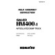 Komatsu HM400-1 (SN from 01001) and HM400-1-L (SN from A10001) Articulated Dump Trucks Field Assembly Manual (GEN00029-00)