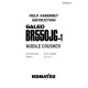 Komatsu BR550JG-1 (SN from 01001) Mobile Crushers (Japan) Field Assembly Manual (GEN00030-01)