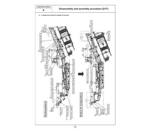 Komatsu BR550JG-1 (SN from 01001) Mobile Crushers (Japan) Field Assembly Manual (GEN00030-01) Komatsu BR550JG-1 (SN from 01001) Mobile Crushers (Japan) Field Assembly Manual (GEN00030-01)