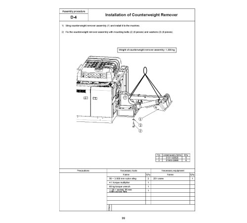 Komatsu PC600-8 and PC600LC-8 (SN from 30001) Crawler Excavators (Japan) Field Assembly Manual (GEN00043-04) Komatsu PC600-8 and PC600LC-8 (SN from 30001) Crawler Excavators (Japan) Field Assembly Manual (GEN00043-04)