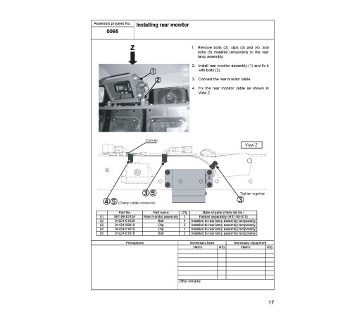 Komatsu HD325-7 (SN: 07001-07025) and HD405-7 (SN: 03001-03035) Rigid Dump Trucks (Japan) Field Assembly Manual (GEN00045-05) Komatsu HD325-7 (SN: 07001-07025) and HD405-7 (SN: 03001-03035) Rigid Dump Trucks (Japan) Field Assembly Manual (GEN00045-05)