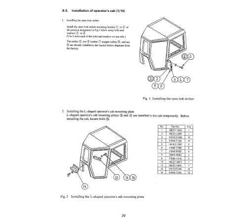 Komatsu D275A-5 (SN: 25001-25177), D275AX-5 (SN: 20001-20163) Crawler Dozers (Japan) Field Assembly Manual (GEN00047-00) Komatsu D275A-5 (SN: 25001-25177), D275AX-5 (SN: 20001-20163) Crawler Dozers (Japan) Field Assembly Manual (GEN00047-00)