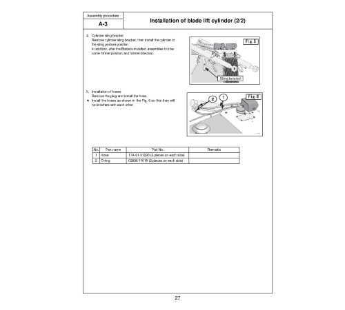 Komatsu D155AX-6 (SN from 80001) Crawler Dozers (Japan) Field Assembly Manual (GEN00049-05) Komatsu D155AX-6 (SN from 80001) Crawler Dozers (Japan) Field Assembly Manual (GEN00049-05)