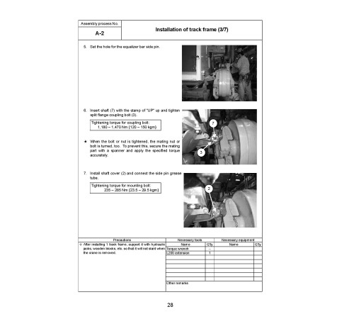 Komatsu D275AX-5 (SN: 30001-40000) Crawler Dozers (Japan) Field Assembly Manual (GEN00052-01) Komatsu D275AX-5 (SN: 30001-40000) Crawler Dozers (Japan) Field Assembly Manual (GEN00052-01)