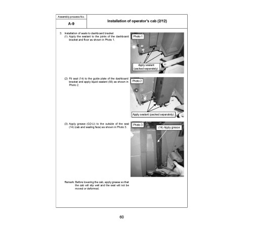 Komatsu D275AX-5 (SN: 30001-40000) Crawler Dozers (Japan) Field Assembly Manual (GEN00052-01) Komatsu D275AX-5 (SN: 30001-40000) Crawler Dozers (Japan) Field Assembly Manual (GEN00052-01)
